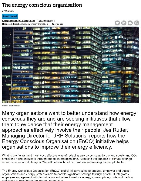EnCO screenshot of magazine