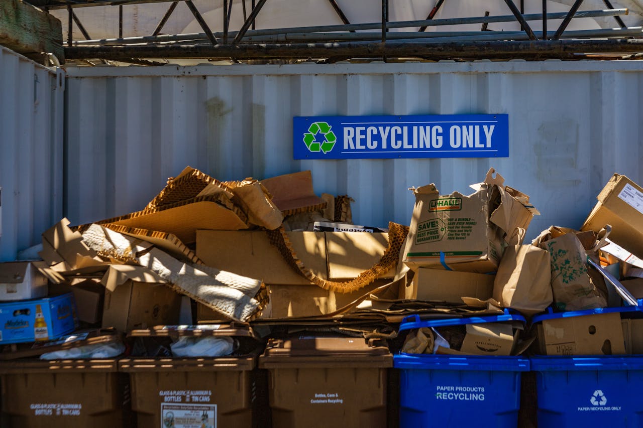 recycled cardboard