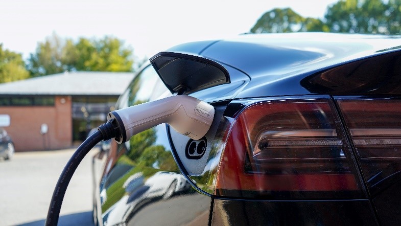 A close-up of a car with low confidence